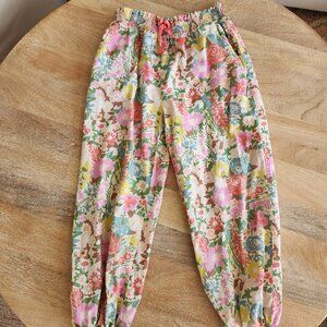 Mini Boden Floral Pants Size 9Y